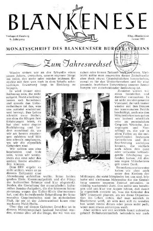 Zum Jahreswechsel