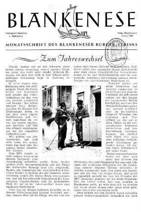 Zum Jahreswechsel