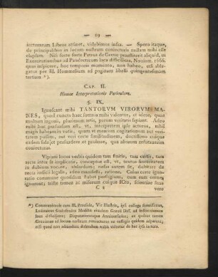 Cap. II. Novae Interpretationis Periculum