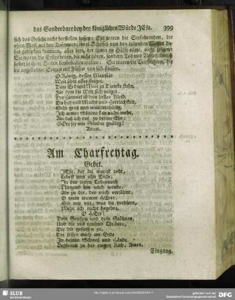 Am Charfreytag