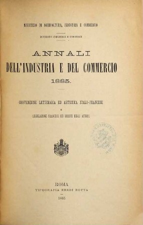 Convenzione letteraria ed artistica Italo-Francese de Legislazione Francese sui diritti degli autori