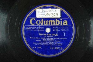 Tristan und Isolde : Schluss-Szene des 3. Aufzuges, Isoldes Liebestod "Mild und leise" / (R. Wagner)