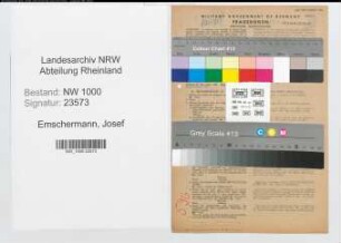 Entnazifizierung Josef Emschermann, geb. 27.02.1921 (Techn.Zeichner)