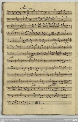 30. Graun, Johann Gottlieb, Sinfonien, GraunWV A:XII:1 <3. Allegro>