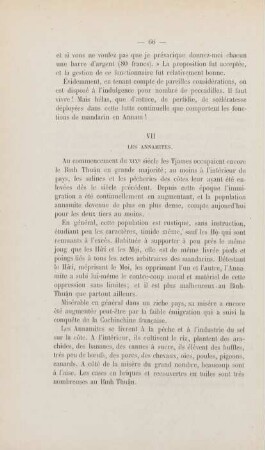 VII Les Annamites