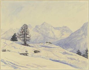 Winterlandschaft, Unterengadin
