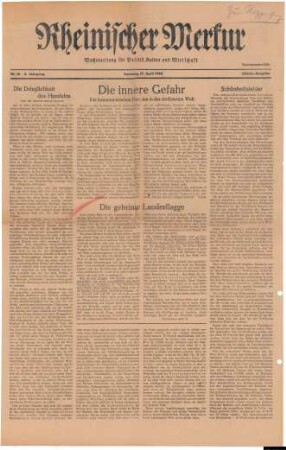 Bestandsaufnahme der Beflaggung im Einzugsgebiet des Westfälischen Heimatbundes