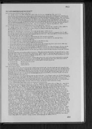 IV.5 Studierendenschaft