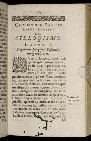 Liber Tertius De Syllogismo.