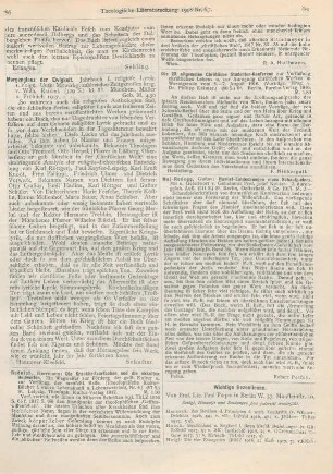 93 [Rezension] Rüdel, Wilhelm (Hrsg.), Morgenglanz der Ewigkeit. Jahrbuch für religiöse Lyrik. 1. Folge