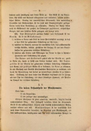 Zur Anthropologie und Psychologie