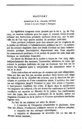 141-144, Rapport