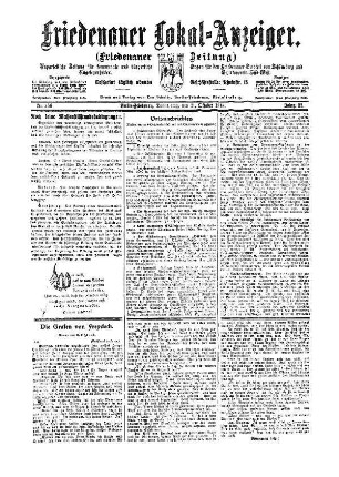 Nr. 256, 31.10.1918
