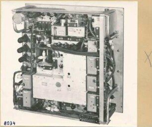 Präzisionsfrequenzmessplatz, Einschub Rückseite; Foto 1953
