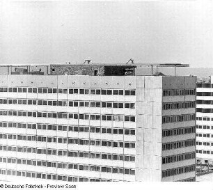 Blick auf das Interhotel "Bastei" im Bau
