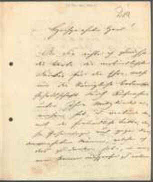 Brief von Johann Christoph Döll an Unbekannt