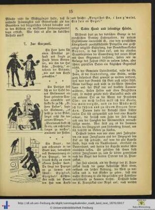 8. Todte Hand und lebendige Hände.