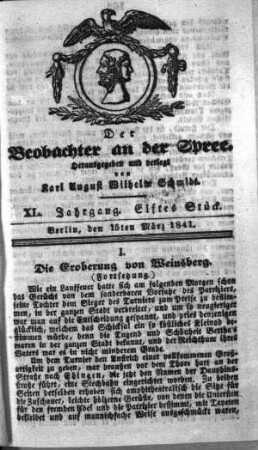 11. Stueck, 15. Maerz 1841