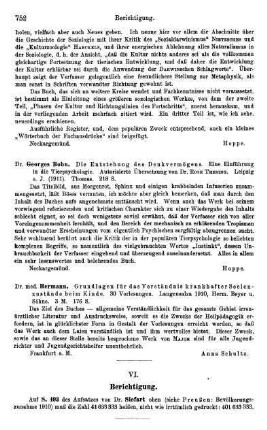 752, VI. Berichtigung