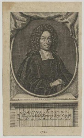 Bildnis des Joannes Fechtius