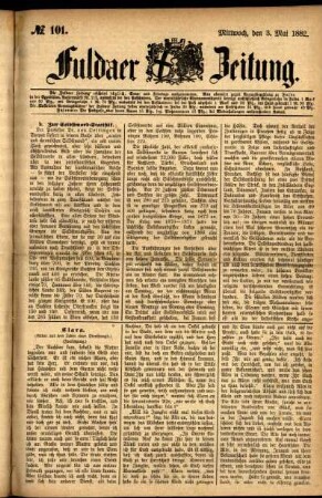 Ausgabe vom Mittwoch, den 03. Mai 1882.