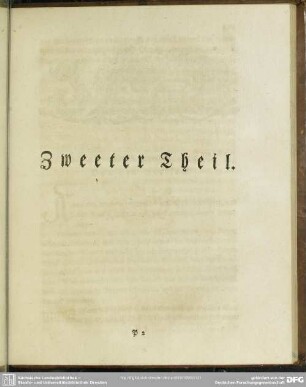 Zweeter Theil