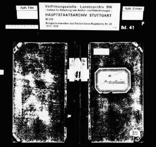 Kriegsstammrolle der 4. Ersatzbatterie (Unteroffiziere)