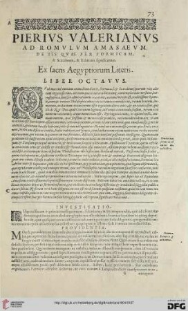 Liber octavvs