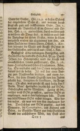 981-993, Heiligkeit. - Lauterkeit.