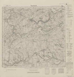 4812 (alte Nr.: 2785) Herscheid, Meßtischblatt (4cm - Karte)