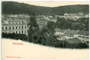 Marienbad. Blick auf Marienbad