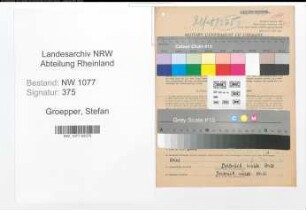 Entnazifizierung Stefan Groepper , geb. 17.02.1921 (Polizist)