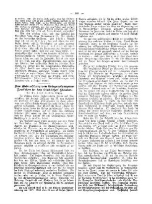 Zur Behandlung von Kriegsgefangenen Deutschen in den feindlichen Staaten