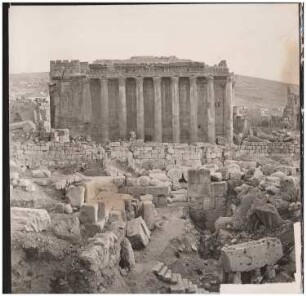 Bacchustempel, Baalbek: Ansicht