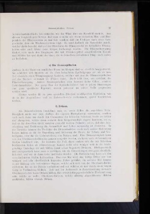 f) Drüsen.