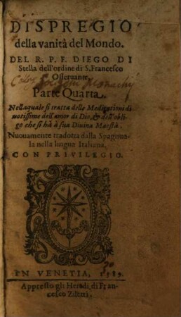 Dispregio Della Vanità Del Mondo, 4