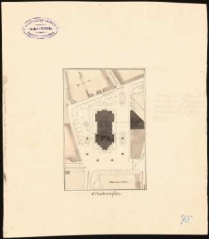Neues Theater (Oper), Frankfurt/Main: Lageplan 1:2000