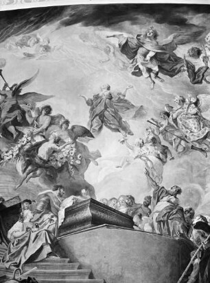 Aufnahme Mariens in den Himmel (4. Deckenfresko)