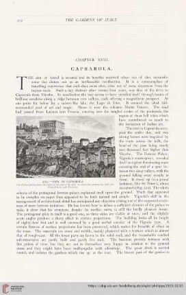 Chapter XVIII: Caprarola
