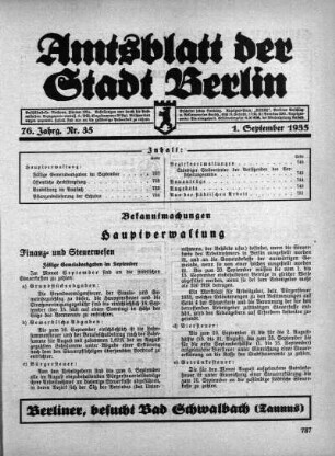 1935,35: Nr. 35, 1. September 1935