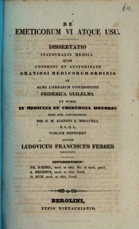 De emeticorum vi atque usu