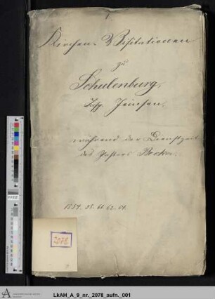 Schulenburg: Visitationsakten