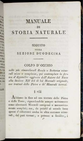 Seguito Della Sezione Duodecima.