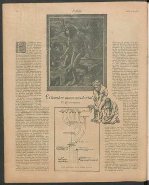 El hombre mono occidental - El Hesperopiteco