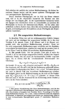 A. Die gerade Linie.