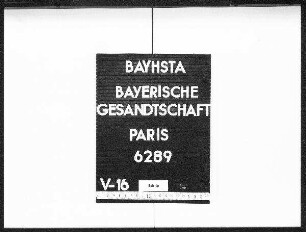 Mayr, Korbinian, aus München, Besuch eines Schneiderkurses in Paris