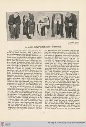 Deutsch-schweizerische Künstler