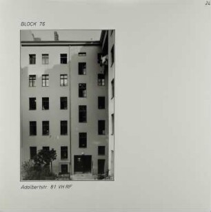 Fotografie: Adalbertstr. 81