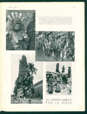 La cámara ambula por la India