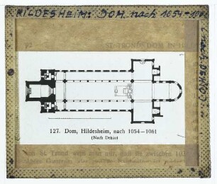 Hildesheim, Dom St. Mariä Himmelfahrt : Grundriss